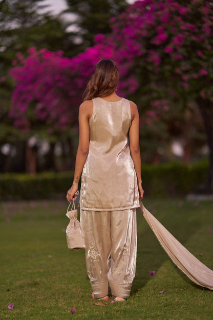 Mehal suit Beige