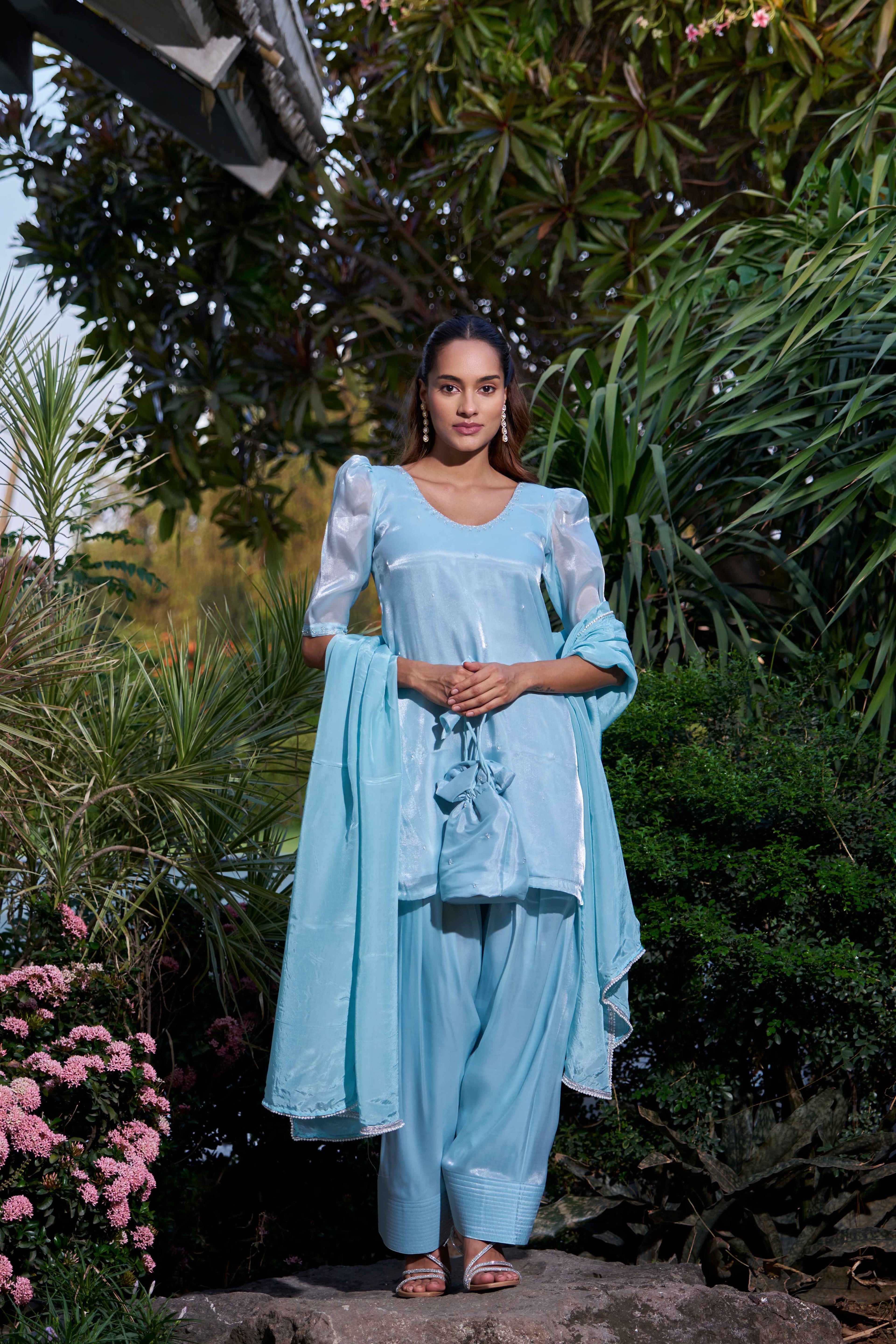 Ruhi Suit Blue