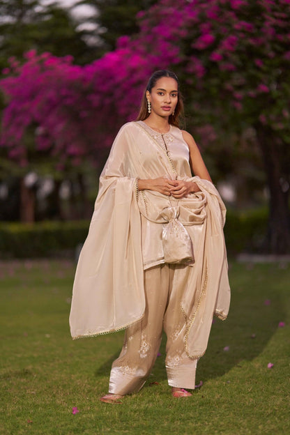 Mehal suit Beige