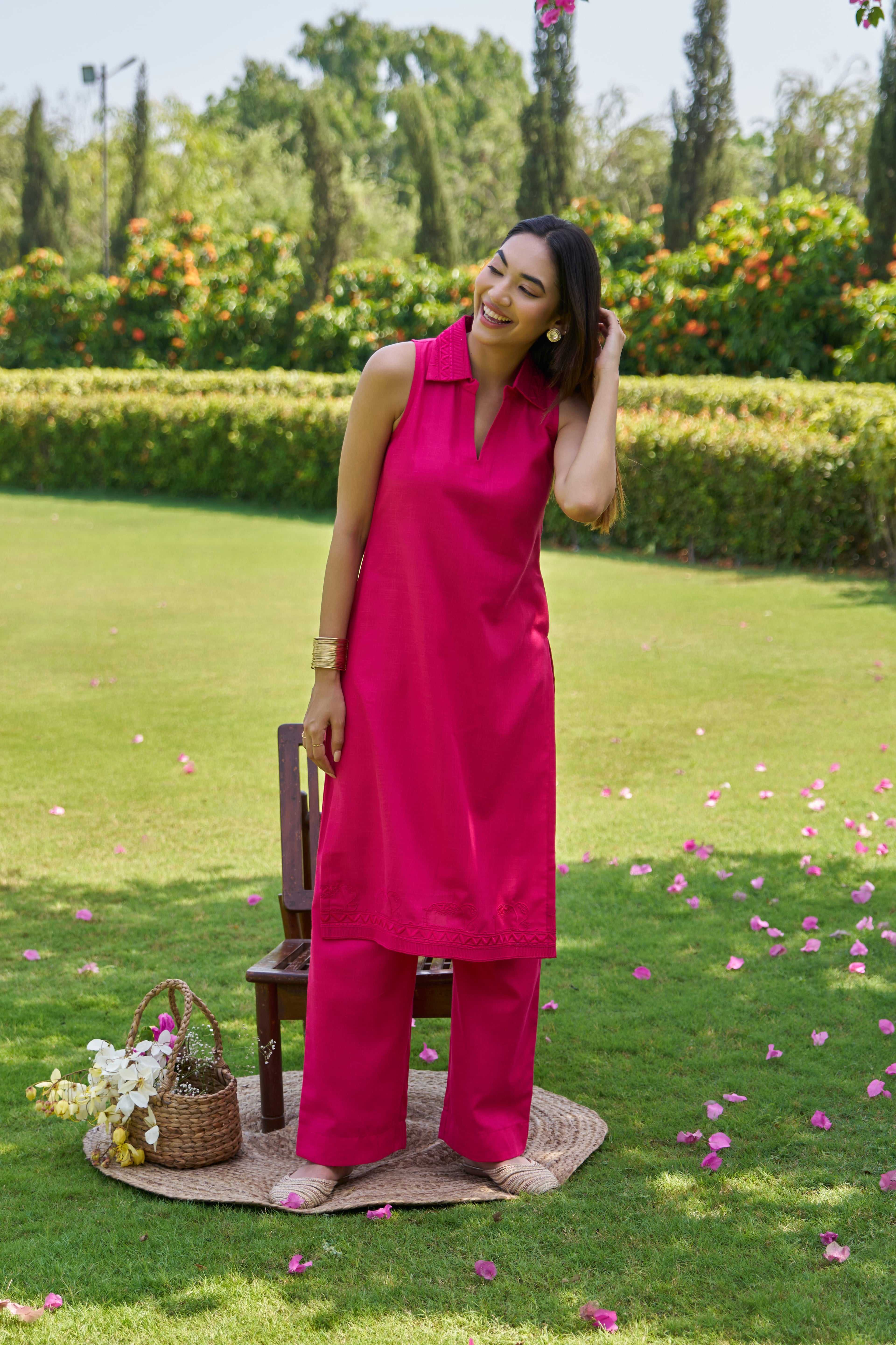 Oriah suit Pink