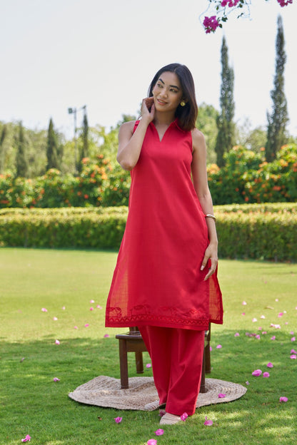 Oriah suit Red