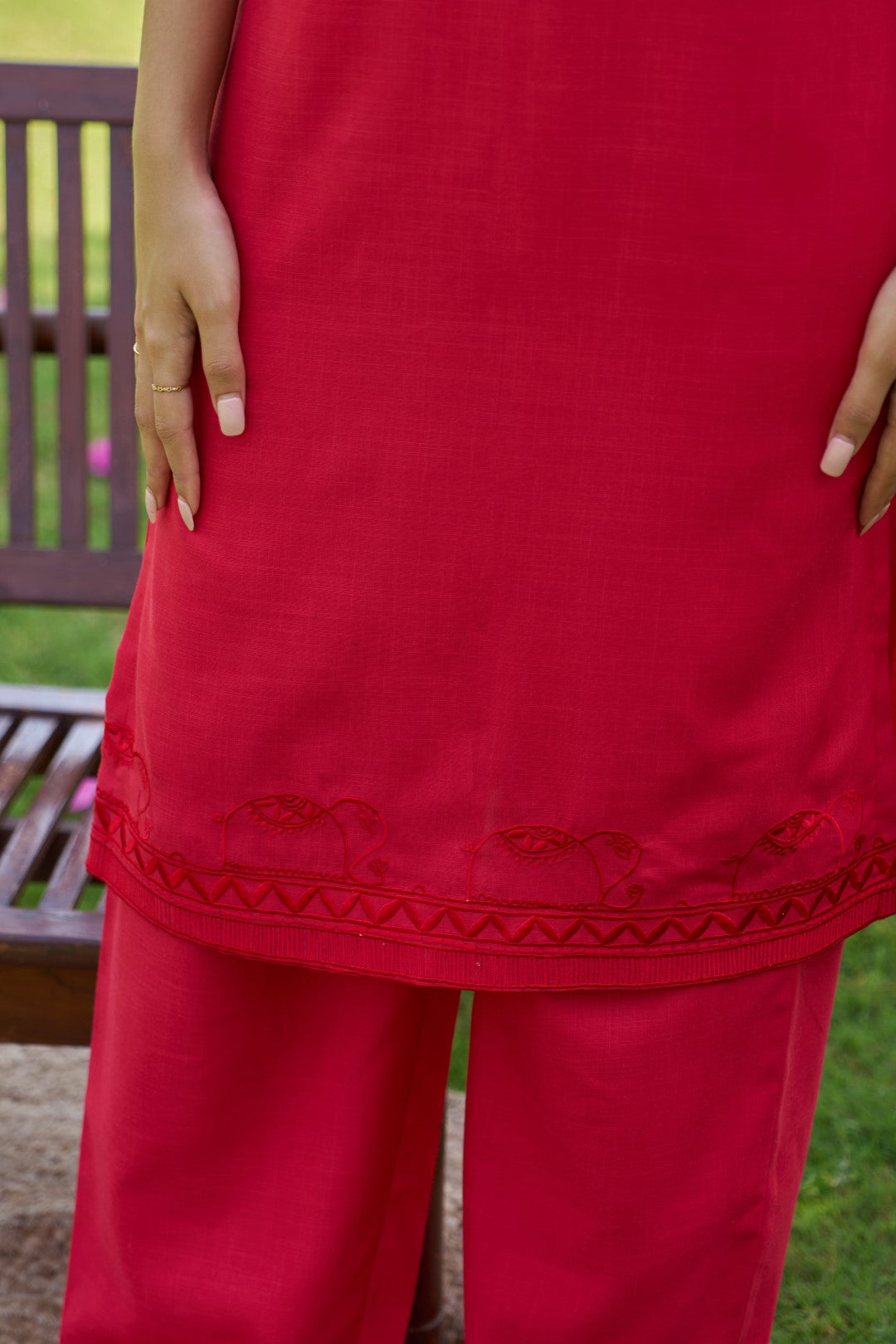 Oriah suit Red
