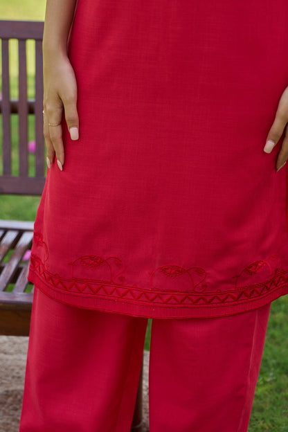Oriah suit Red