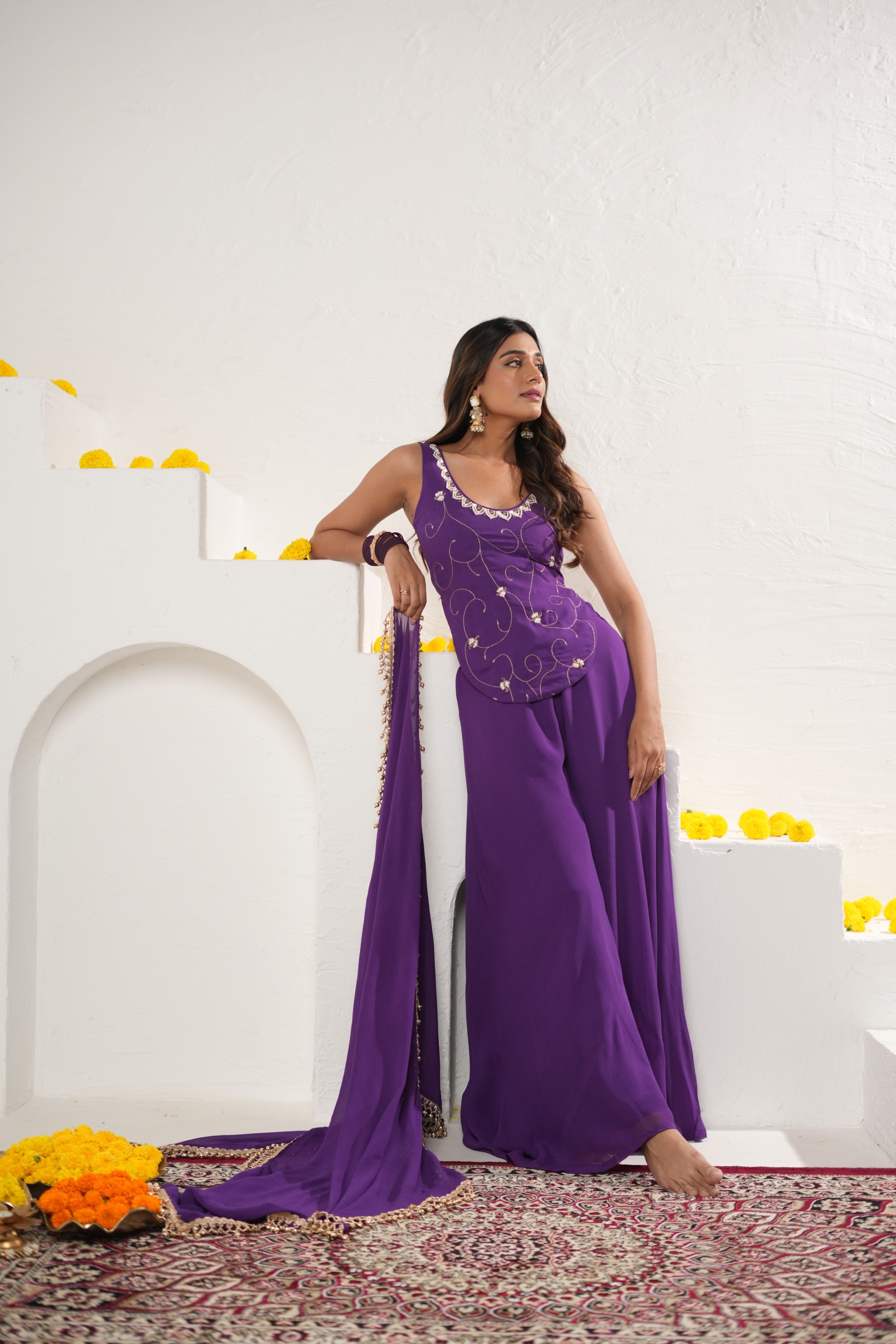 Kiara Suit Purple