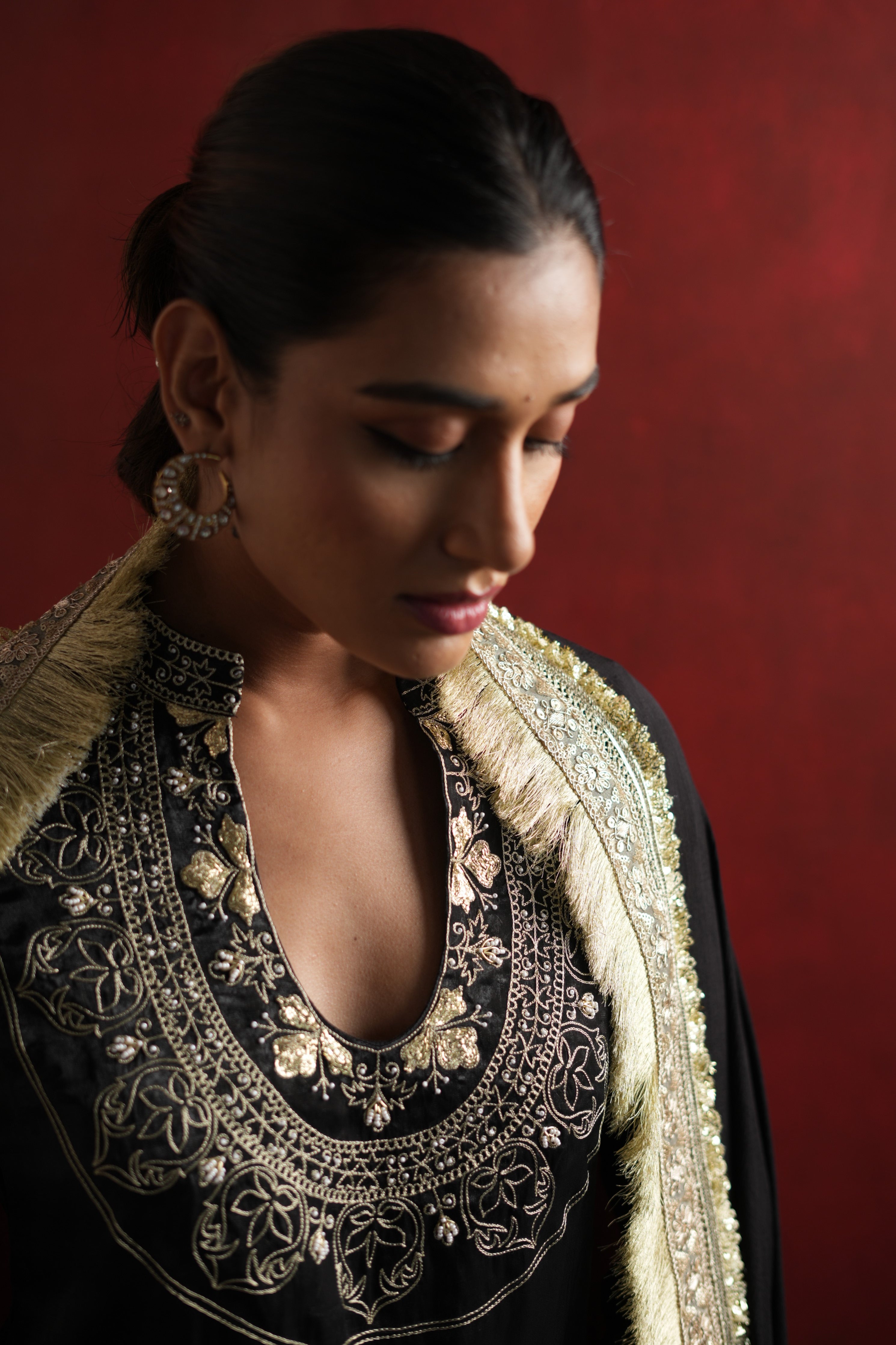 Sanvi suit Black