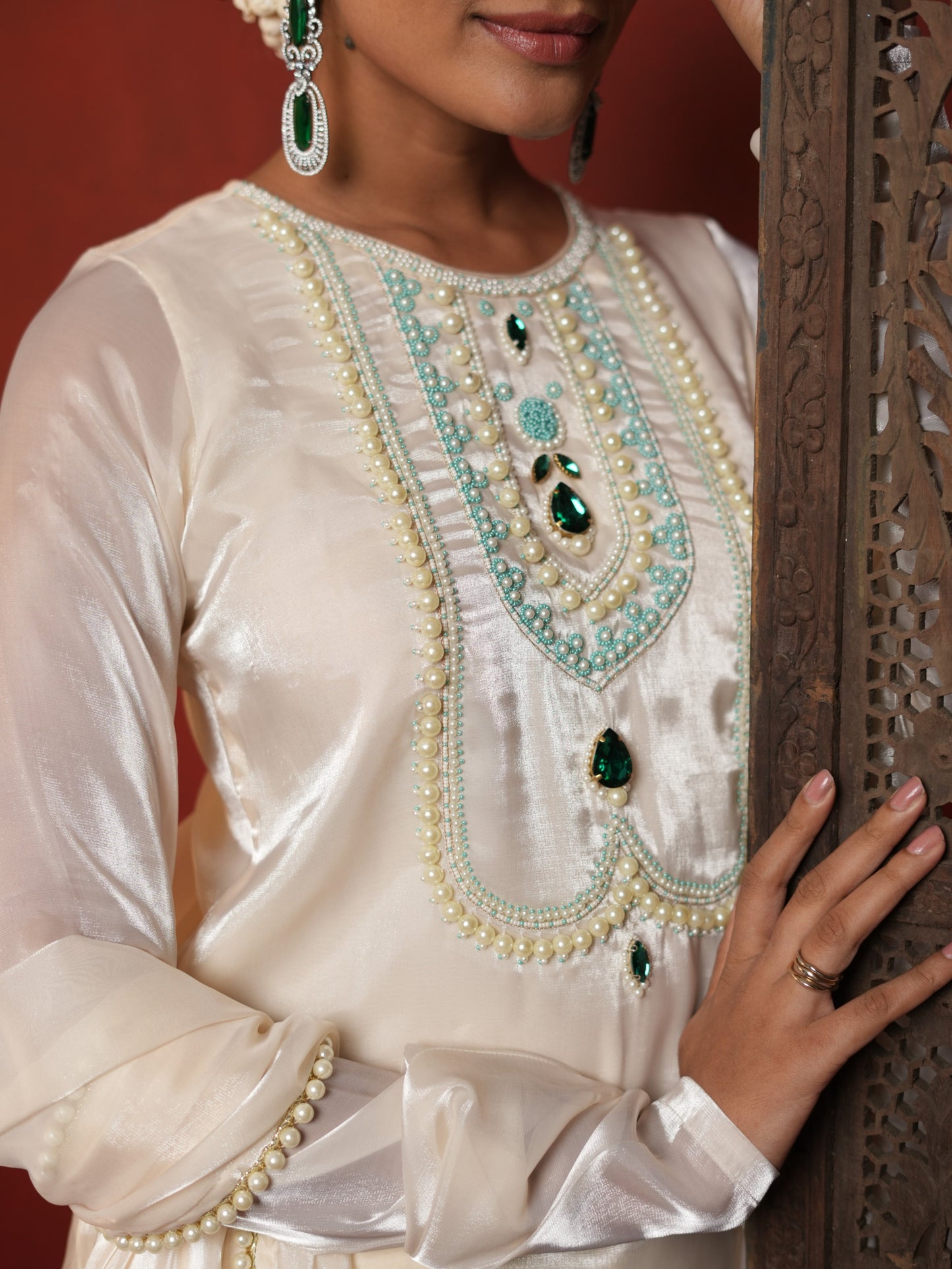 Hansika suit Off White