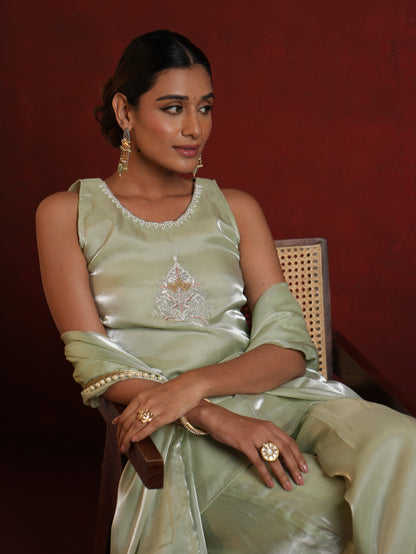 Aadhira suit Mint Green