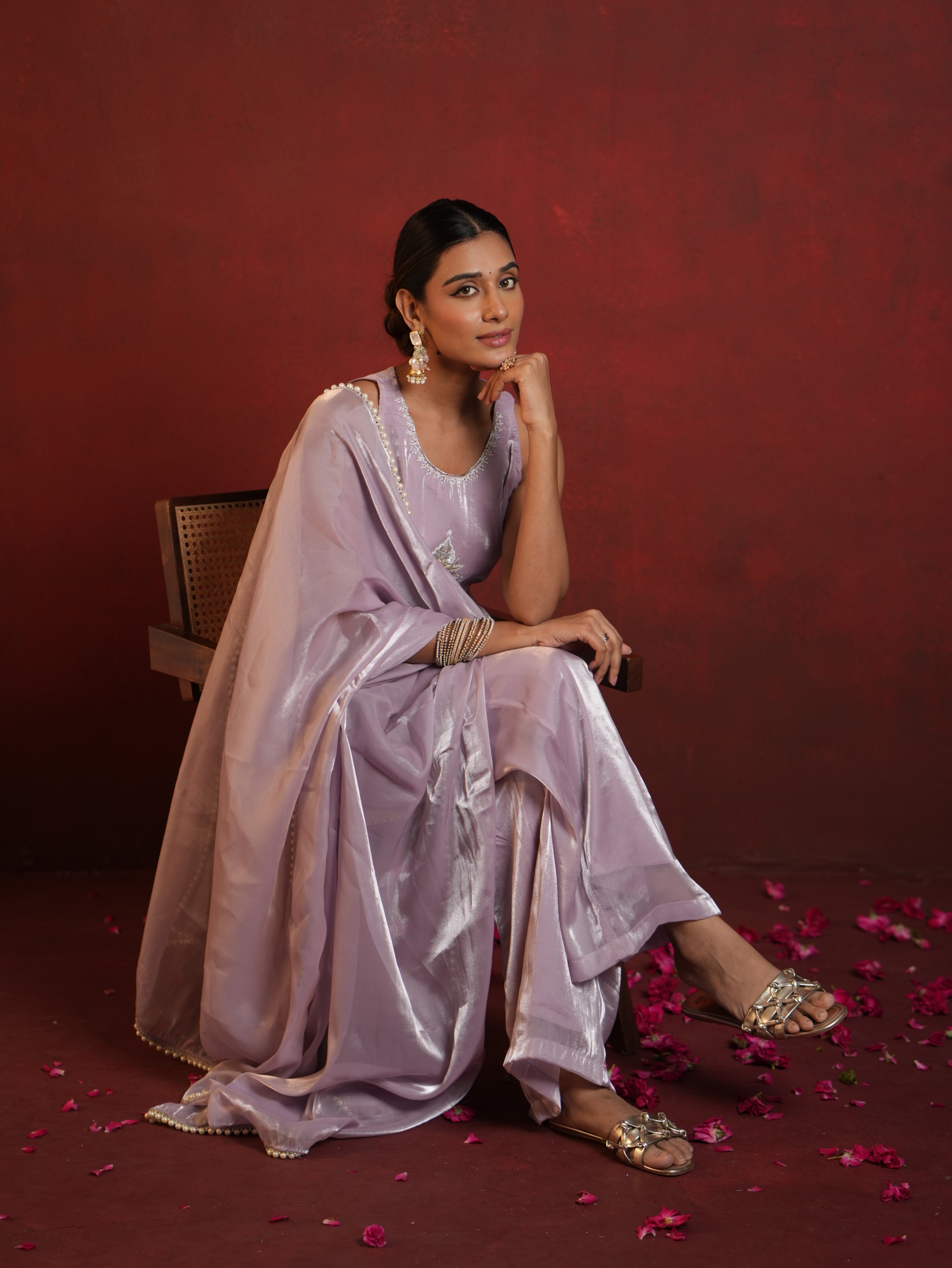 Aadhira suit Lavender