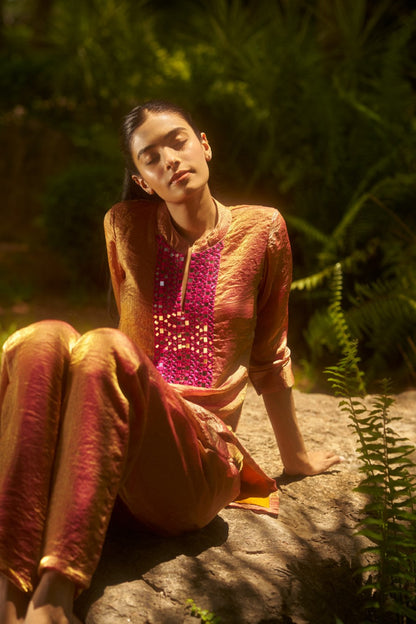 Ishya suit Rust