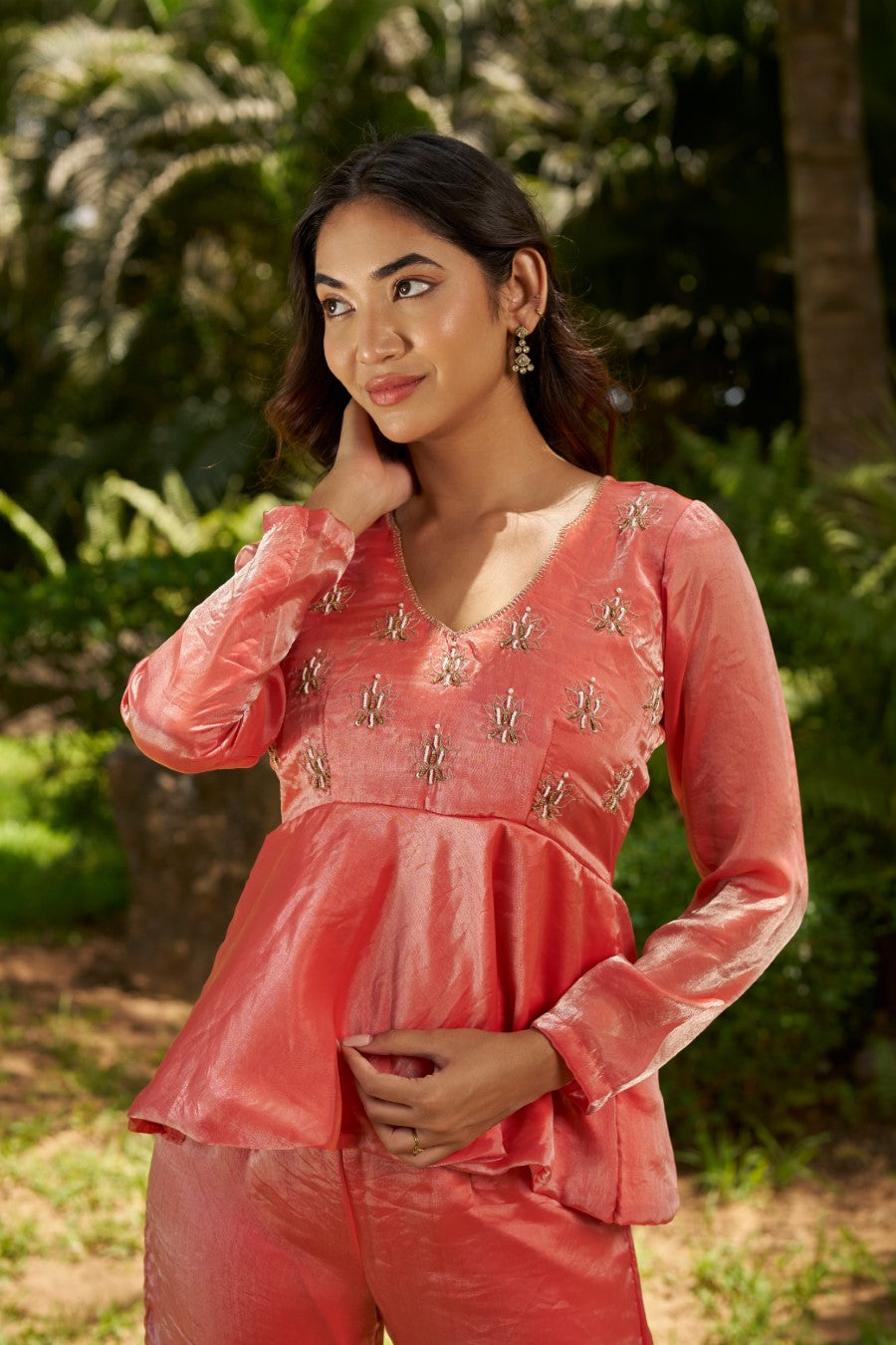 Tanira suit Peach