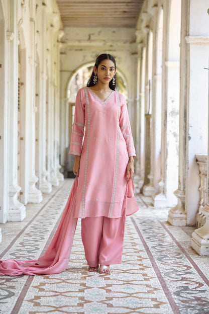 Aabh Suit Pink