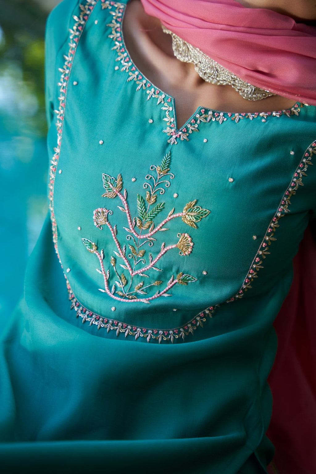 Owais Suit Green