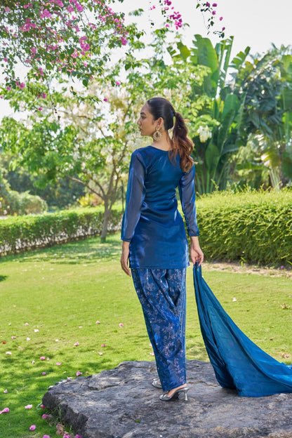Keya suit Blue