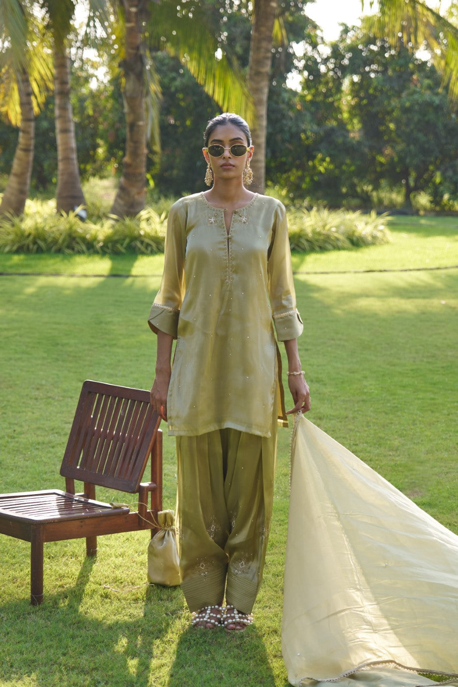 Mehal suit Green