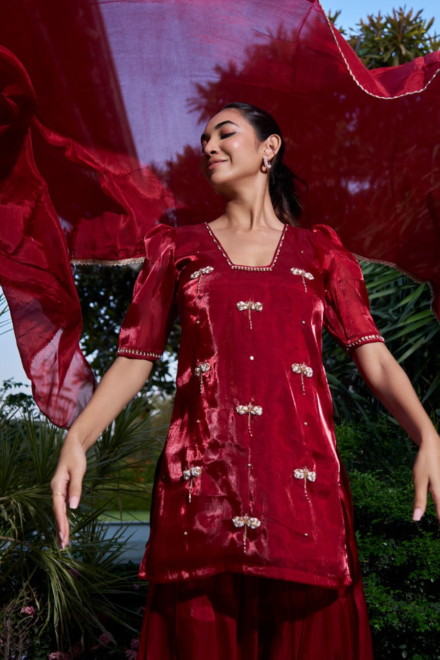 Avni suit Red